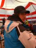 Dene Games athlete Travis Grandejambe, from Fort McPherson, shows off his Team NWT jacket.