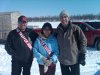 Dennis Bevington Darryl and Roxanne Jerome of Aklavik. 2011 Mad Trapper Carnival King and Queen