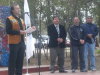 Dene National Chief Bill Erasmus addressed the crowd as Bill Enge, Jean-Francois Deslauriers and Francois Paulette awaited their turn to speak.