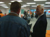 UNW President Todd Parsons chats with Jack Layton