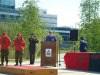 Change of Command ceremony