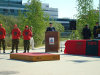 Change of Command ceremony