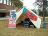 The RCMP G Division set up an information booth during the BBQ.