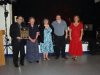 Past and Present Presidents of the NTFL at the 30th Anniversary Celebration in Yellowknife at the Elks Hall. Deb O'Connel, Mary Lou Cherwaty (red dress).